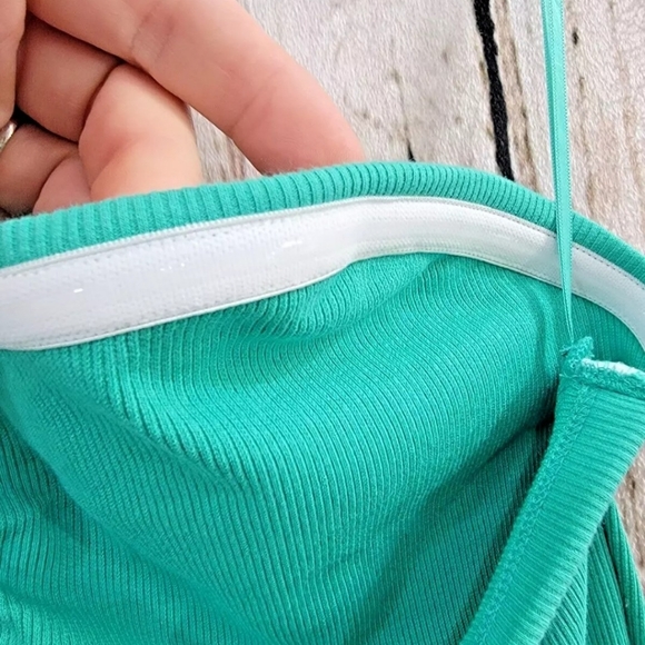 Women's XXL Nine West Light Teal Halter Beach Mexico Vacation Summer Dress NEW - Picture 11 of 15